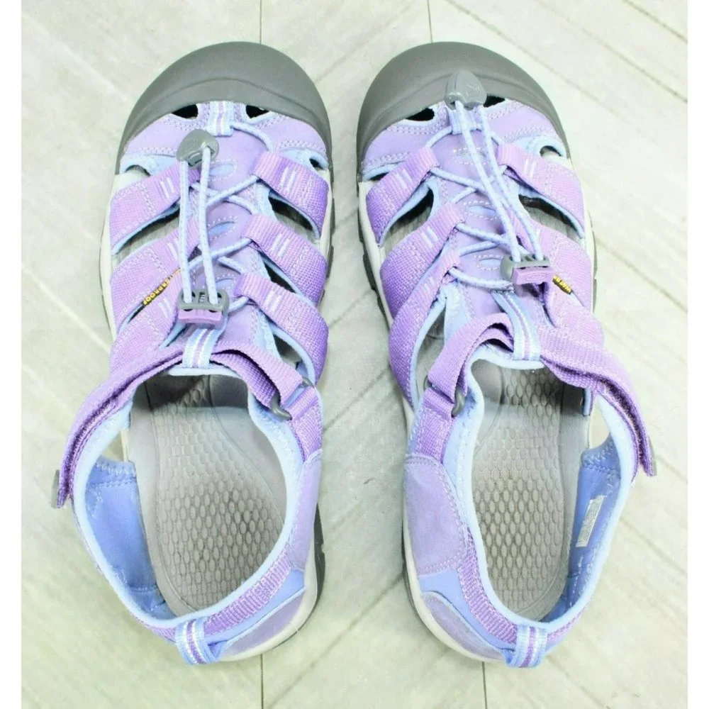Keen Purple Nylon Closed Toe Bungee Cord Waterproof Outdoor Sandals Size 7 - Picture 7 of 9